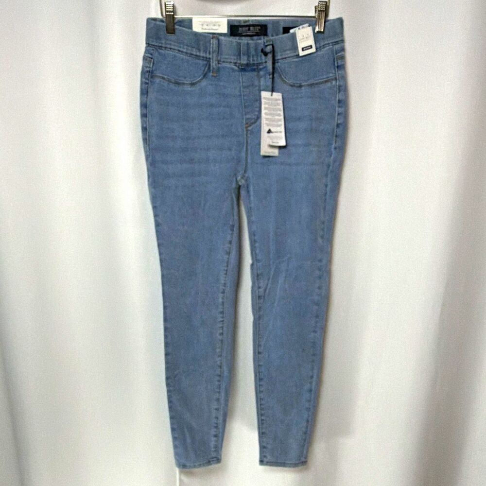 Judy Blue Jeans Women’s 28 Blue Light Wash Skinny Stretch Elastic Waist Mid Rise